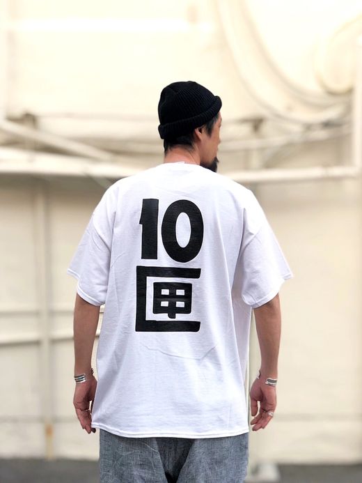 TENBOX J TENBOX LOGO TEE / WHITE