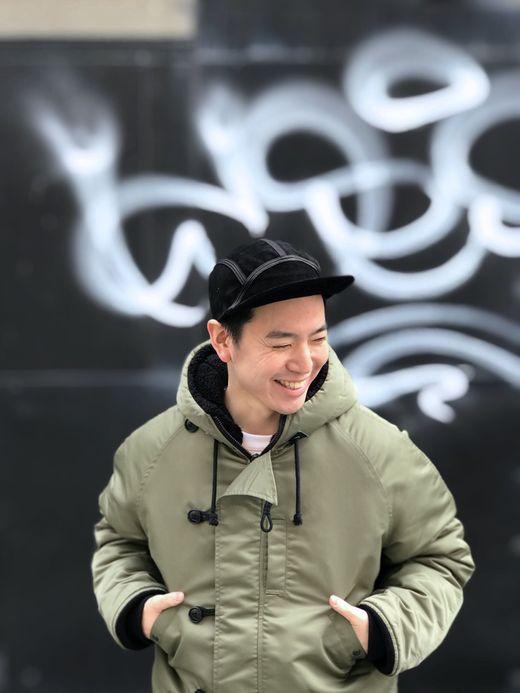  IA-00318 / INSIDEOUT SUEDE LONG BILL CAP / BLACK