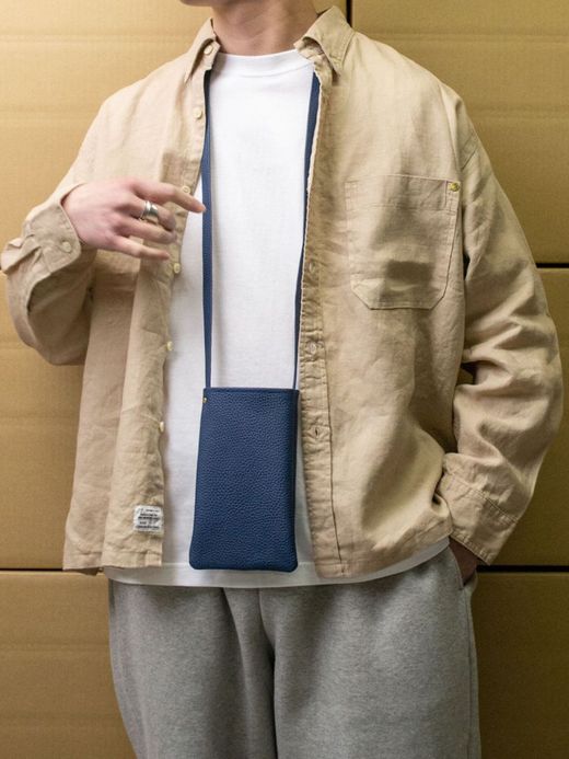 VOO VOO-1047-SP / LEZA POUCH for FLATBUSH / D.BLUE