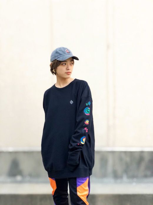 ALDIES A6103319 / RAINBOW BIG LONG CUT / BLACK