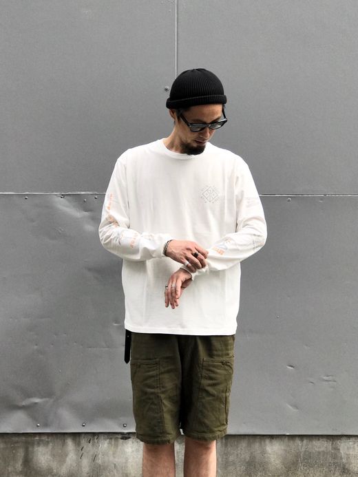 ROARK REVIVAL RLTJ604 / "WILDLIFE" L/S TEE / WHITE