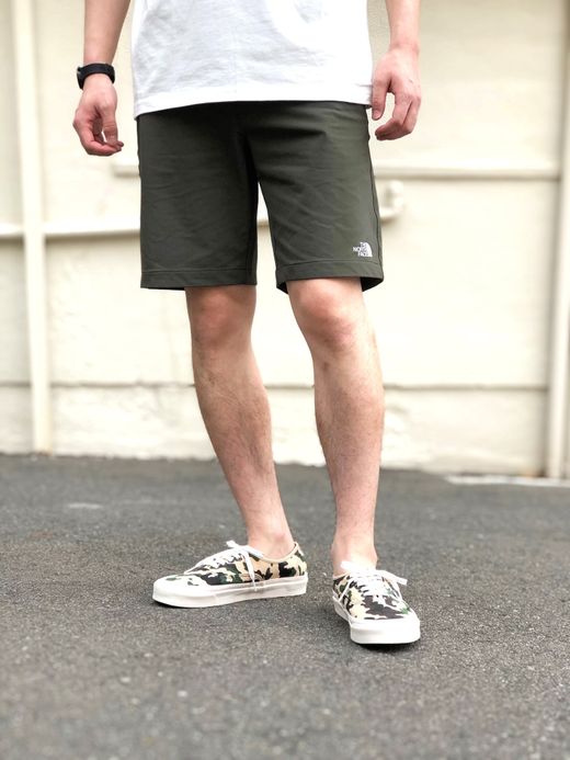 THE NORTH FACE NB41812 / VERB SHORT / ニュートープダークグリーン