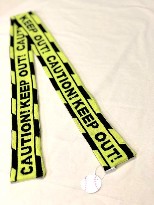 THE PARK SHOP TPS-152 / CAUTION MUFFLER ADULTS / YELLOW