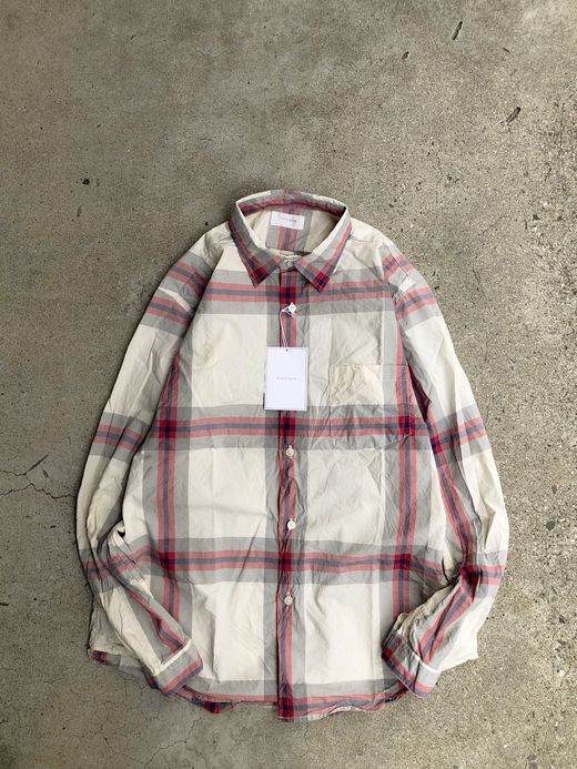 Spinner Bait 305TBC / タイプライタービッグチェックオグリシャツ / ホワイト