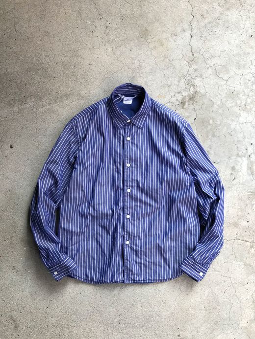 NECESSARY or UNNECESSARY 90011534 / W/SHIRT STRIPE / NAVY-STRIPE