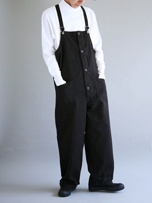 ANACHRONORM AN036 / DECK OVER PANTS / BLACK