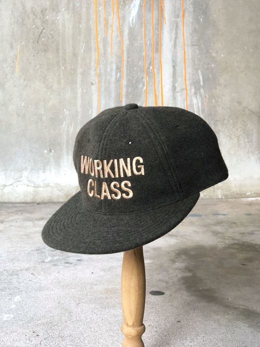 THE UNION TCB00103 / WOOL "WORKING CLASS" CAP / OLIVE