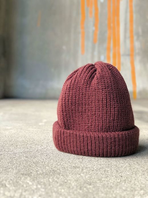 remilla R8-3431 / 畦ニット帽 / VLD.BRN