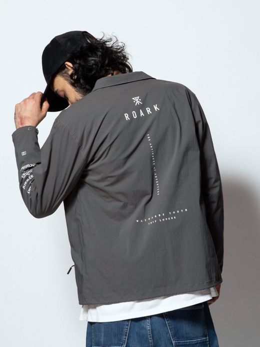 ROARK REVIVAL RJJ556 / "SONGS OF THE SCUTTLED" ST COACHES JACKET / GREY