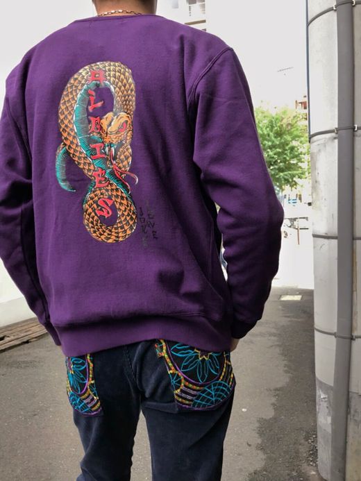 ALDIES Snakellero Sweat / purple