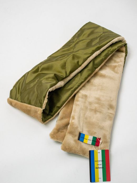 VOO VOO-SPG-078 / REV STOLE / OLIVE×LT.BEIGE