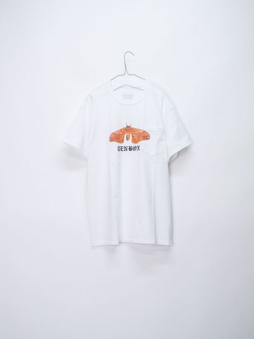 TENBOX MOTH TEE / WHITE
