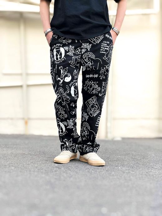 TENBOX TENBOX × FACE ACID PANTS / BLACK