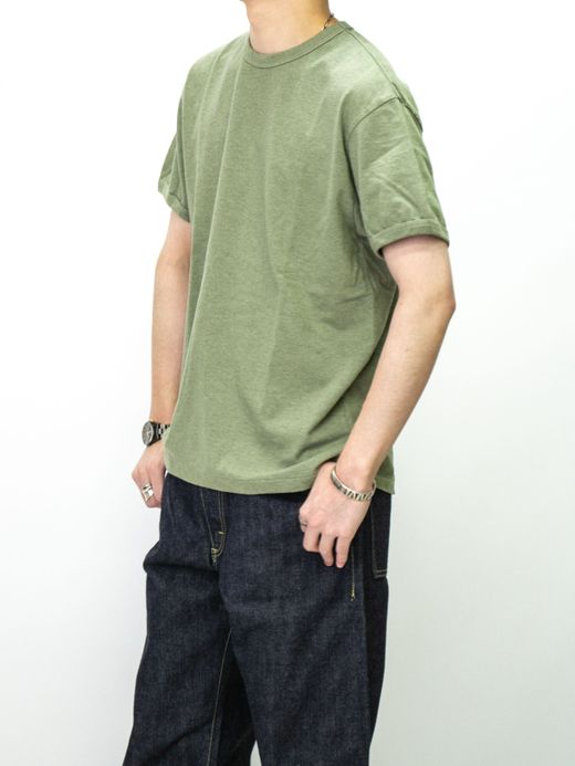 THE UNION TF00392 / PLAIN TEE / OLIVE