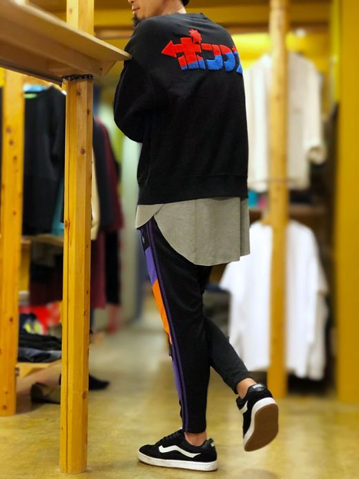 ALDIES A1403228 / JALOPY WIDE SWEAT / BLACK