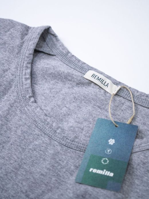 remilla R211207/ REMILLA TEE / GRY.MK