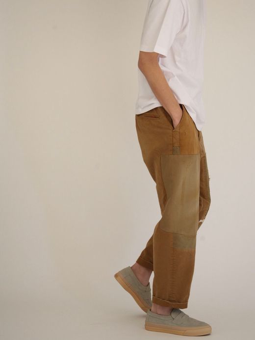 ANACHRONORM NM-TR02-PRW19 / ReMAKE TAPERED TROUSERS / CAMEL