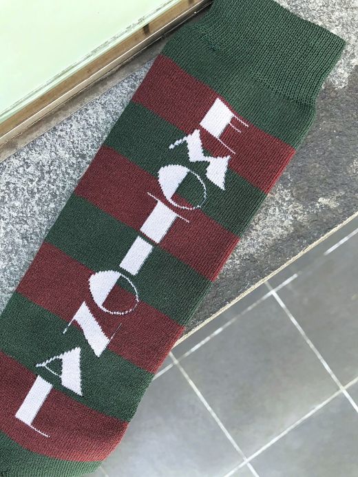 VOO Emo or Logi ? / green × burgundy