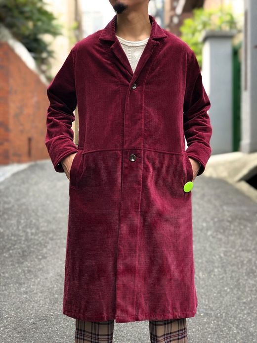 VOO VOO-867 / CORDUROY SHI-FU COAT / WINE