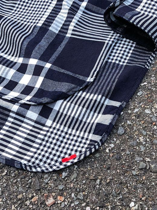 ANACHRONORM AN002 / PULLOVER LONG SHIRT / INDIGO(ONE WASH)