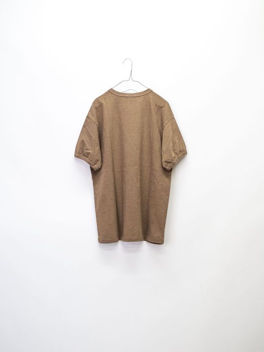 THE UNION TF00392 / PLAIN TEE / BROWN