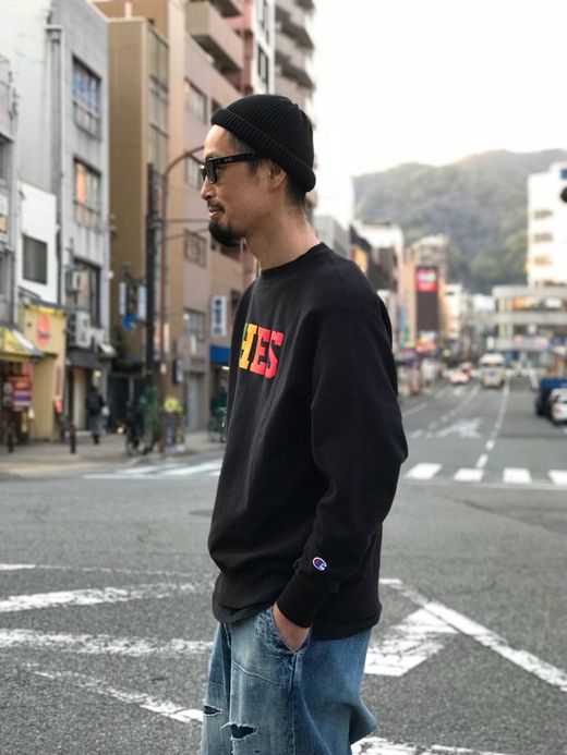 THE UNION TFB-00005 / SP "THES" RASTA COLOR SWEAT / BLACK