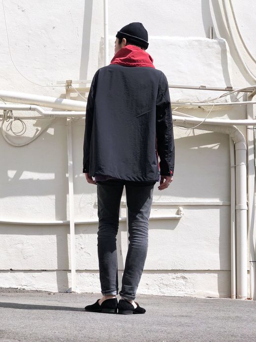 VOO Joke Hoodle / black×red
