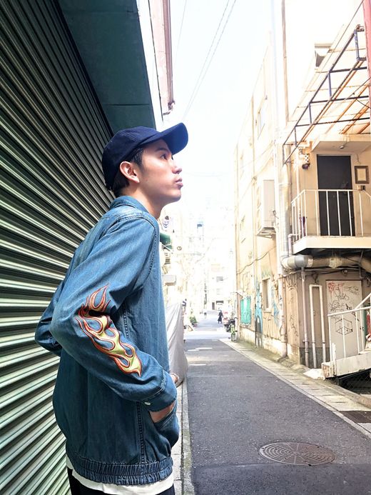 ALDIES Fire Chambray Shirt / blue