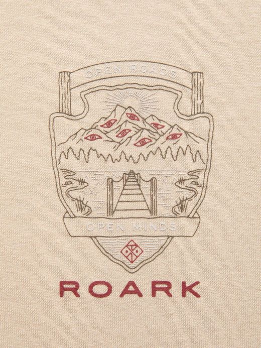ROARK REVIVAL "OPEN ROADS, OPEN MINDS" L/S TEE / Brown
