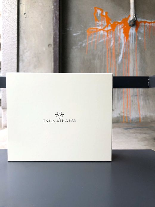 TSUNAIHAIYA BRINCADEIRA ROUND ZIP SHORT WALLET / BLACK LIGHT BLUE