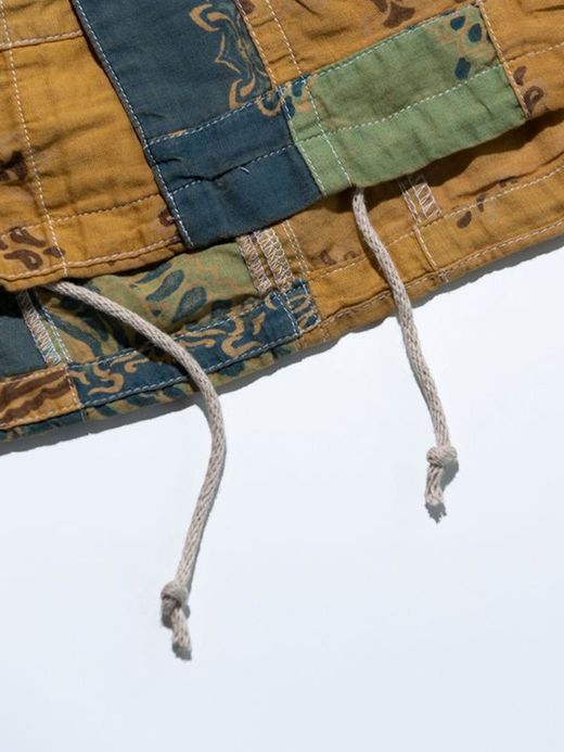 ANACHRONORM AN106 / S/S PATCH WORK COVERALL SHIRT / B.BEIGE