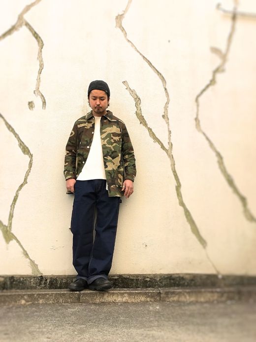 Happy Shirt Coat / woodland camo FLATBUSH（フラットブッシュ）公式オンラインサイト