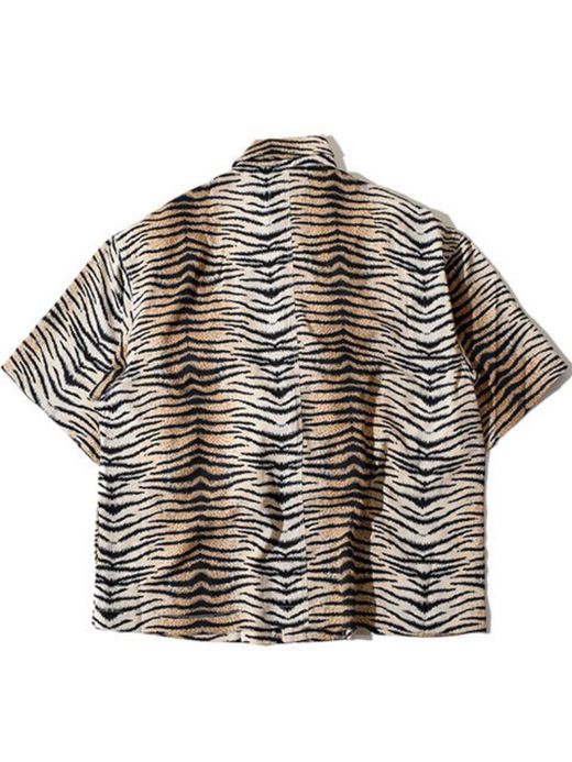 ALDIES A5003111 / LEOPARD SHIRT / BROWN