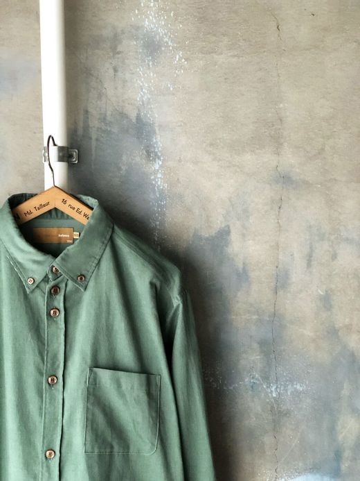 VOO VOO-939 / 0ST VOOMAL SHIRTS CORDUROY / GREEN