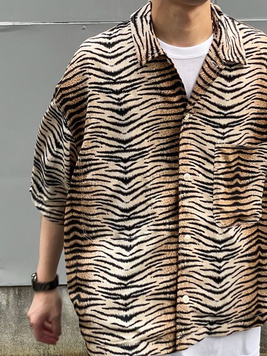 ALDIES A5003111 / LEOPARD SHIRT / BROWN