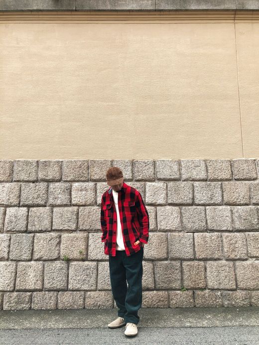  MP19FW006 / NOMAD SHIRTS(BUFFALO CHECK) / RED