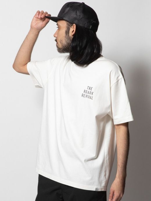 ROARK REVIVAL RTJD601 / "COMPANY OF WAYWARD" TEE / WHITE
