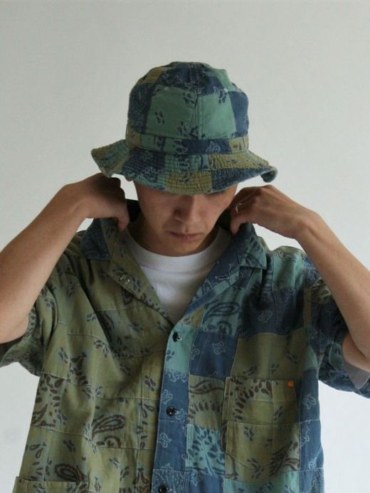 ANACHRONORM ANDC-069 / PATCHWORK HUNTER HAT / B.GRAY