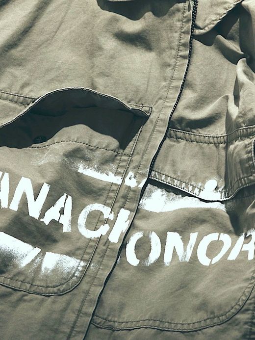 ANACHRONORM AN048-STCL / STENCIL CL FLIGHT JACKET / OLIVE