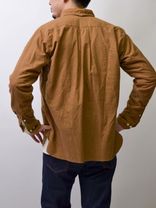Spinner Bait 301NW / ネル起毛ダスティーワッシャーエイタシャツ / キャメル