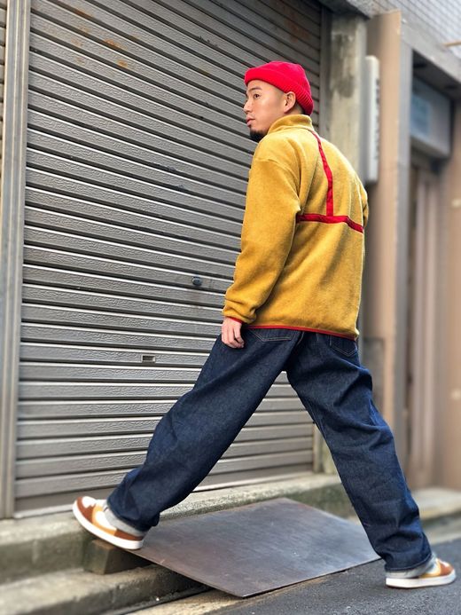 VOO VOO-886 / FLEECE PULL JKT / MUSTARD