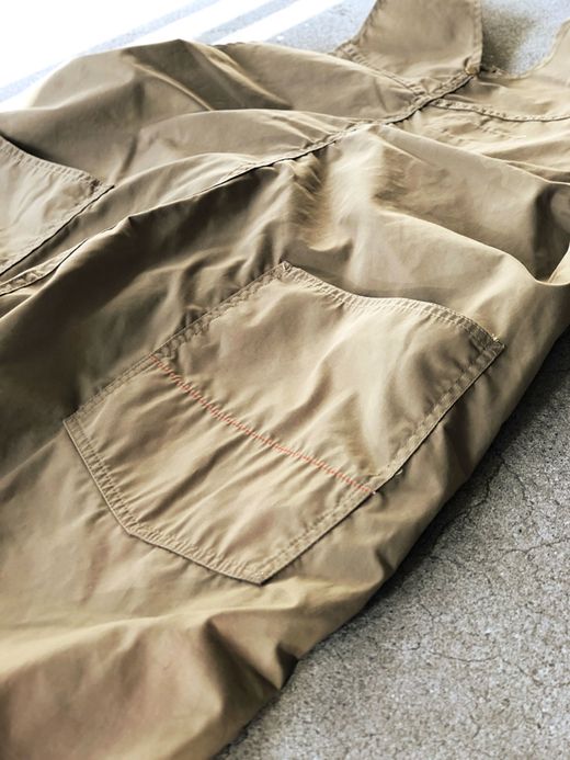 ANACHRONORM AN025 / TAPERED OVERALLS / BEIGE