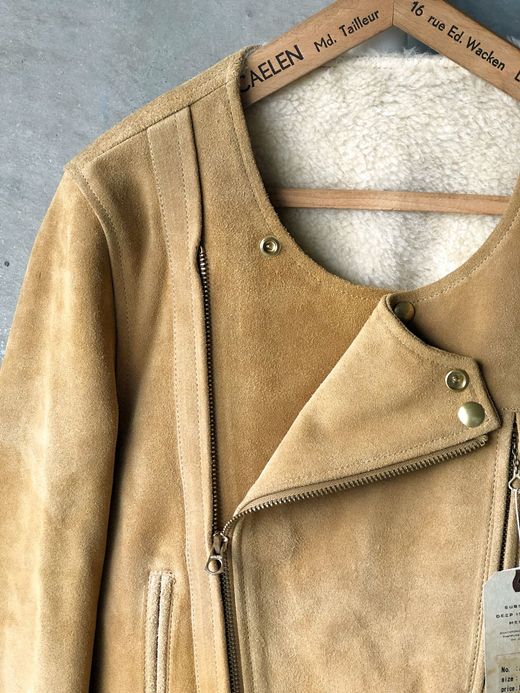 ANACHRONORM ANA234 / SUEDE BOA RIDERS JACKET / CAMEL