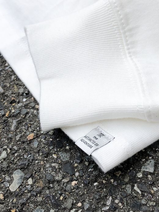 ROARK REVIVAL RLTJ553 / "WRENCHED" L/S TEE / WHITE