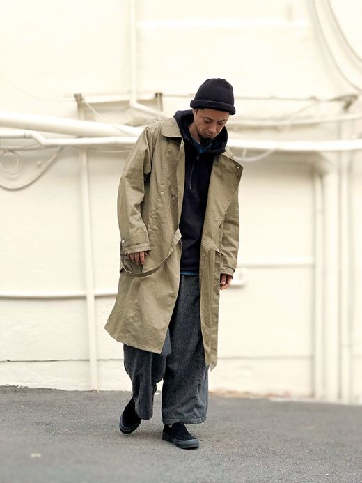 ANACHRONORM AN007 / TRENCH COAT / KHAKI