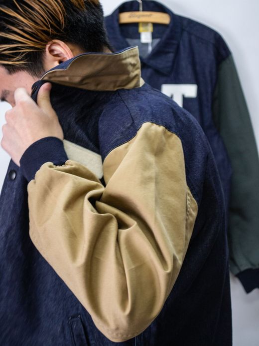 THE UNION TBO00032 / STUDIUM DENIM JACKET / BEIGE
