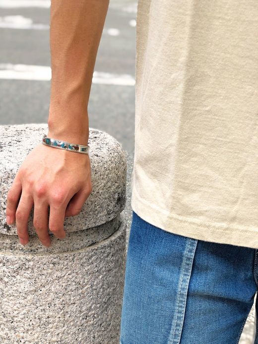 Indian Jewelry DARLEEN CLOW INLAY BANGLE / TYPE C