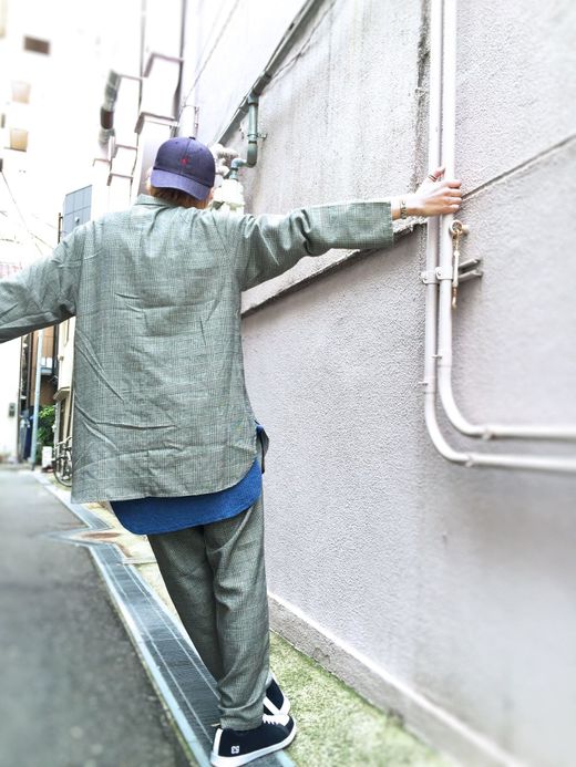 VOO Long Long Night Pants / glencheck