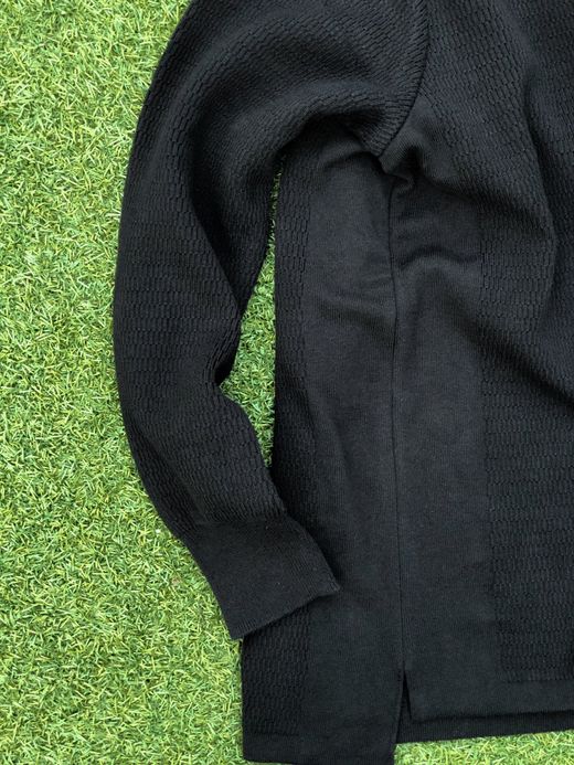 ROTOTO R7001 / COTTON THERMAL L/S KNIT / BLACK