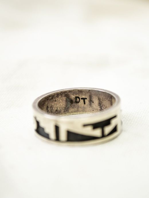 Indian Jewelry DUANE TAWAHONGVA SILVER RING